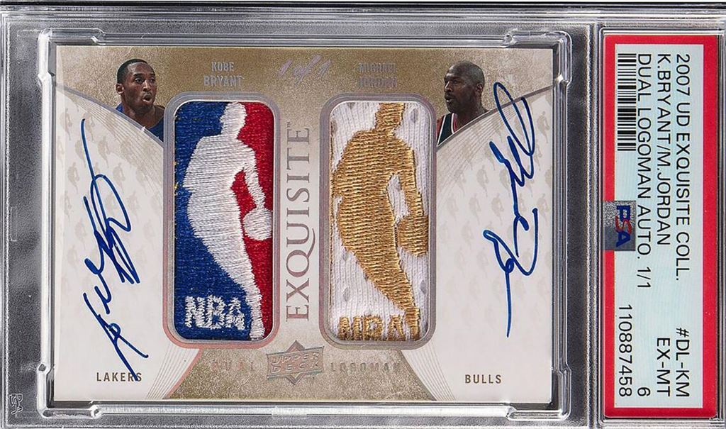 Die Versteigerung der Karte mit den Autogrammen der beiden NBA-Legenden hat fast 13 Millionen Dollar (rund 11 Millionen Euro) erzielt.