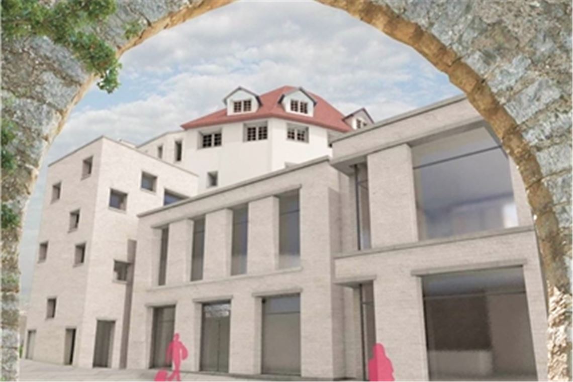 Die Vision für den Umbau: So könnte das Schloss Kaltenstein, umfunktioniert zum Schloss-Hotel mit Restaurant, künftig aussehen. Visualisierung: Jako