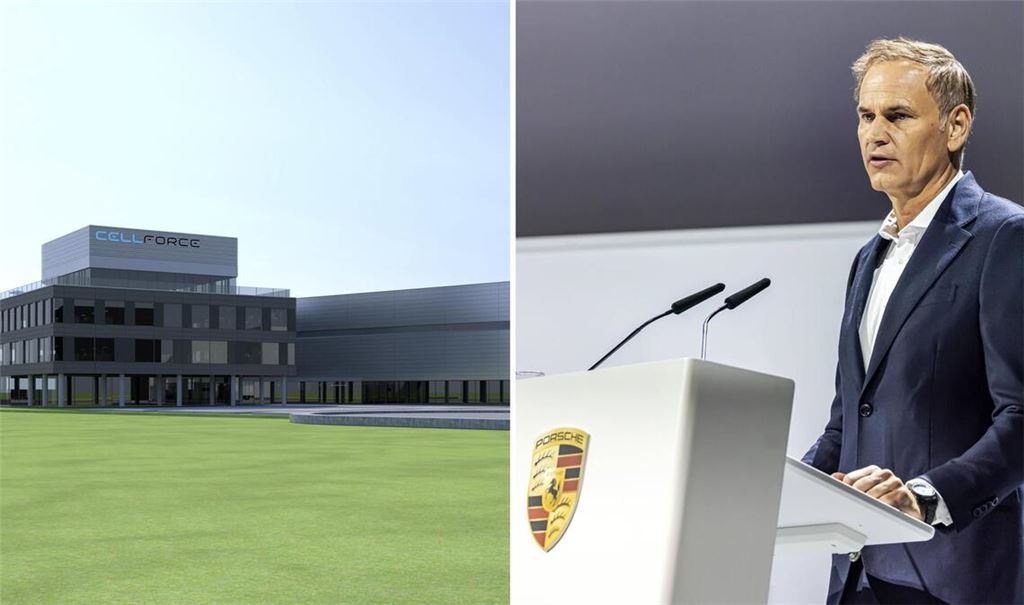 Die Visualisierung der geplanten Batteriefabrik ist das einzige Bild von Cellforce, das sich auf der Porsche-Seite finden lässt. Chef Oliver Blume wollte mit dem Projekt einst „die Zukunft des Sportwagens“ gestalten.