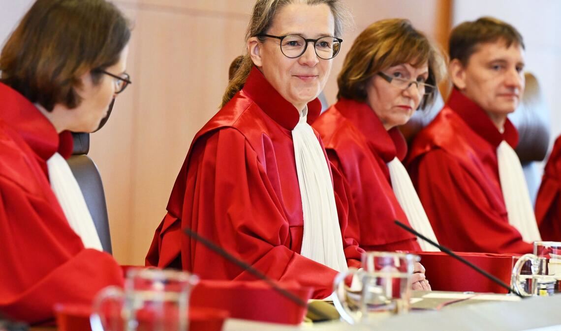 Die Vizepräsidentin des Gerichts, Ann-Katrin Kaufhold, eröffnete die Verhandlung.