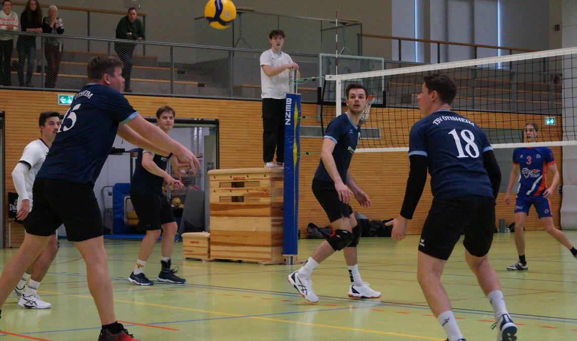 Die Volleyballer aus Ötisheim melden sich mit zwei 3:1-Siegen in der Landesliga zurück. Foto: Anja Heugel