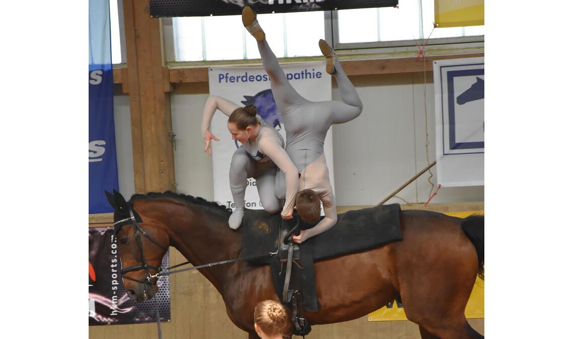 Die Voltigierer von Pegasus Mühlacker sind bereit für das Heimturnier. Foto: privat