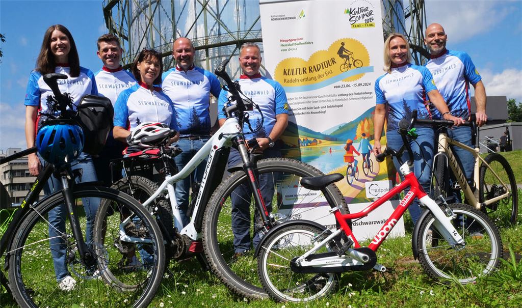 Die Vorfreude auf die erste „Kultur-Radtour“ ist bei allen Partnern groß. Foto: Friedrich
