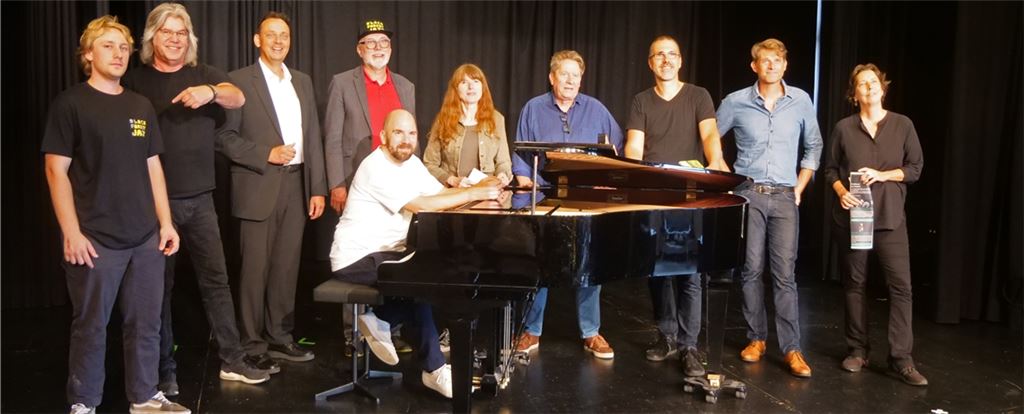 Die Vorfreude steigt bei den Machern des BlackForest Jazzfestivals. Bei einem Pressetermin am Dienstag haben sie das Programm vorgestellt. Foto: Friedrich