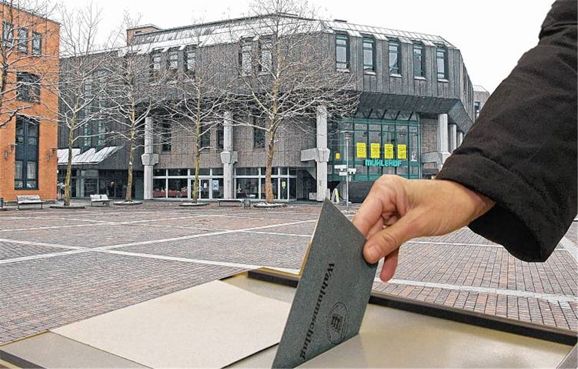 Die Wähler sollen über die neue Stadtmitte abstimmen. Fotos: Tilo Keller/Eigner, Montage: mt