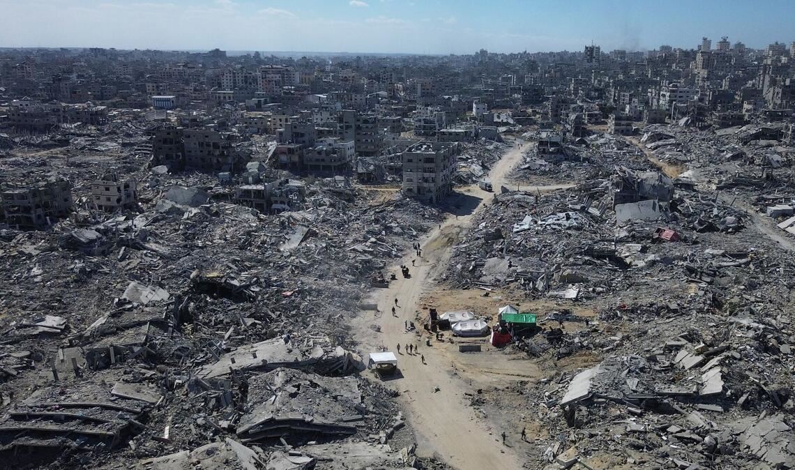Weitere mutmaßliche Geisel-Leiche an Israel übergeben Die Waffenruhe im weitgehend zerstörten Gazastreifen gilt als fragil. (Archivbild)