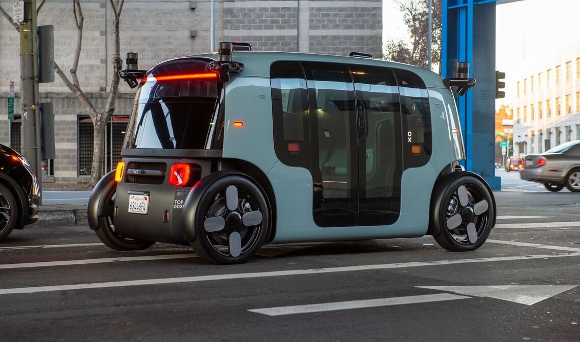 Die Wagen von Zoox haben weder Lenkrand, noch Pedale.