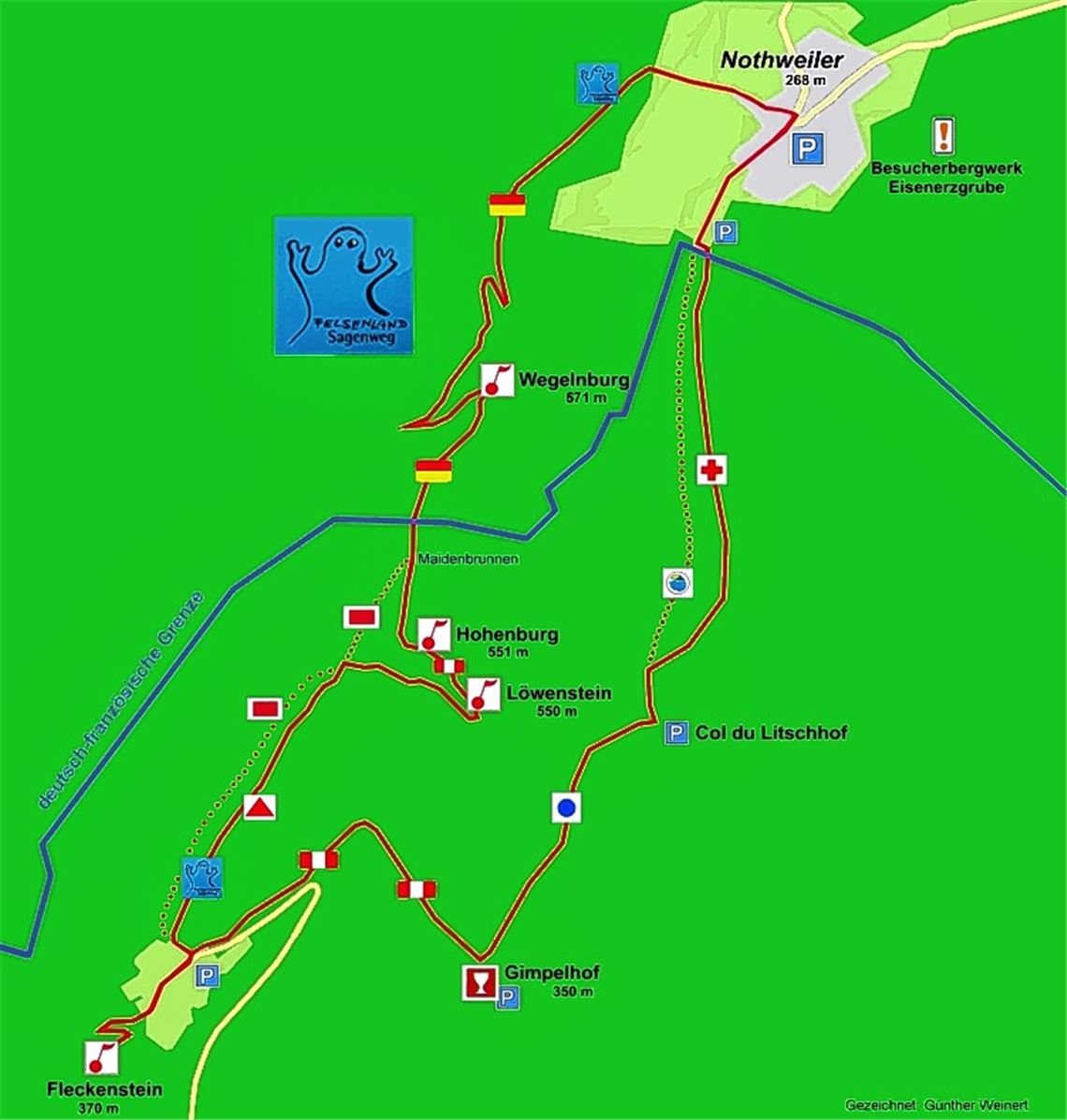 Die Wandertour am 21. Juni in der Übersicht.