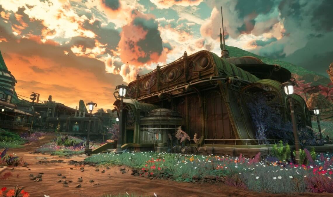 Die Welt in „Outer Worlds 2“ ist wieder bunt und hübsch geraten.