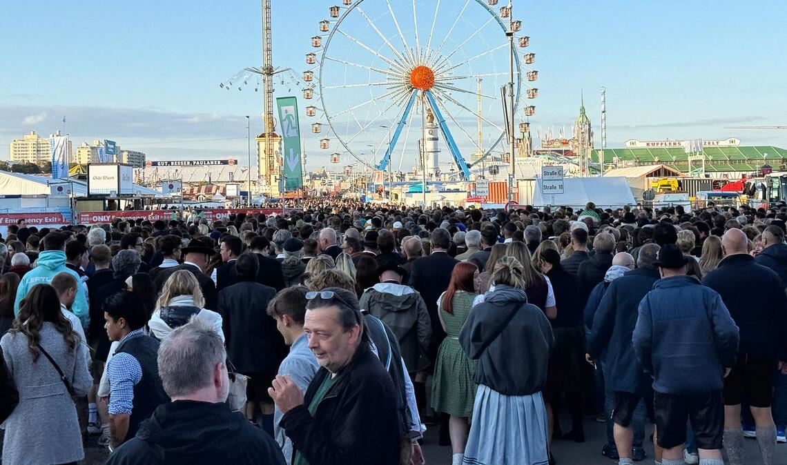 Die Wiesn war stundenlang gesperrt.