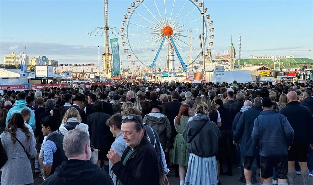 Die Wiesn war stundenlang gesperrt.