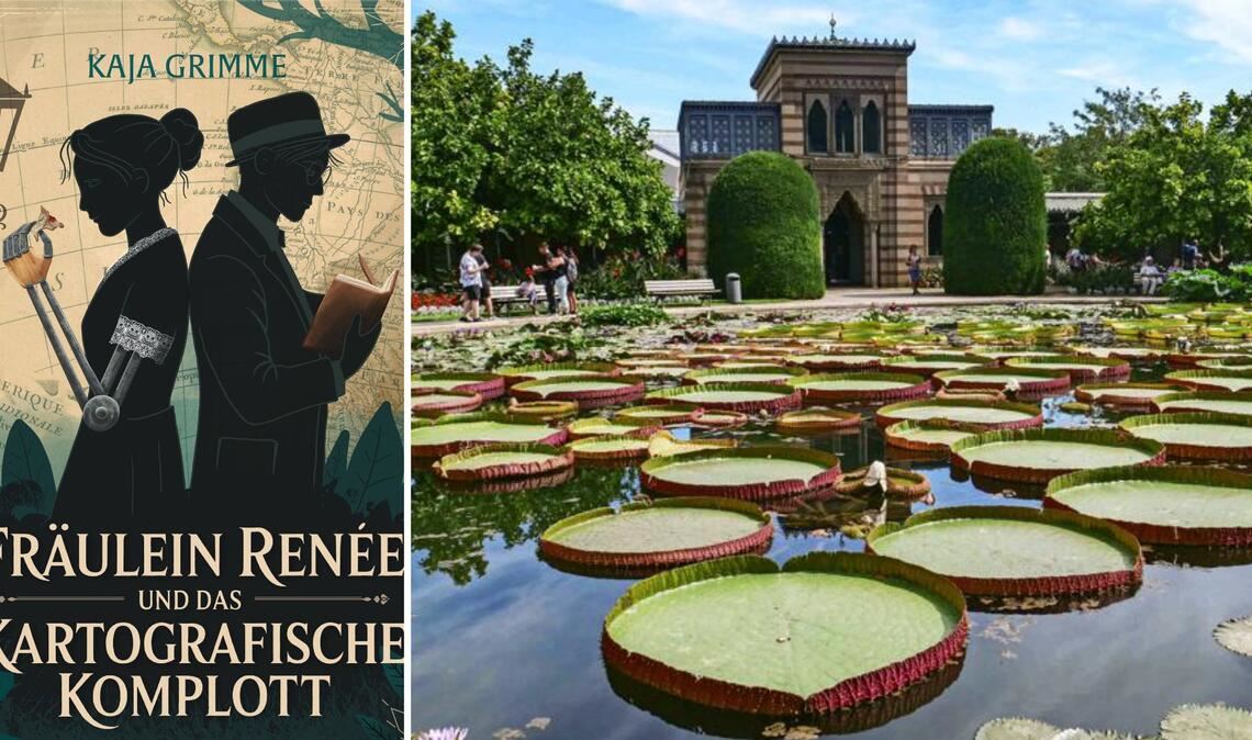 Die Wilhelma ist einer der Orte, an dem die Stuttgarter Autorin Kaja Grimme ihre beiden Amateur-Detektive ermitteln lässt.  „Fräulein Renée und das kartografische Komplott“ ist das erste Jugendbuch der Studentin.