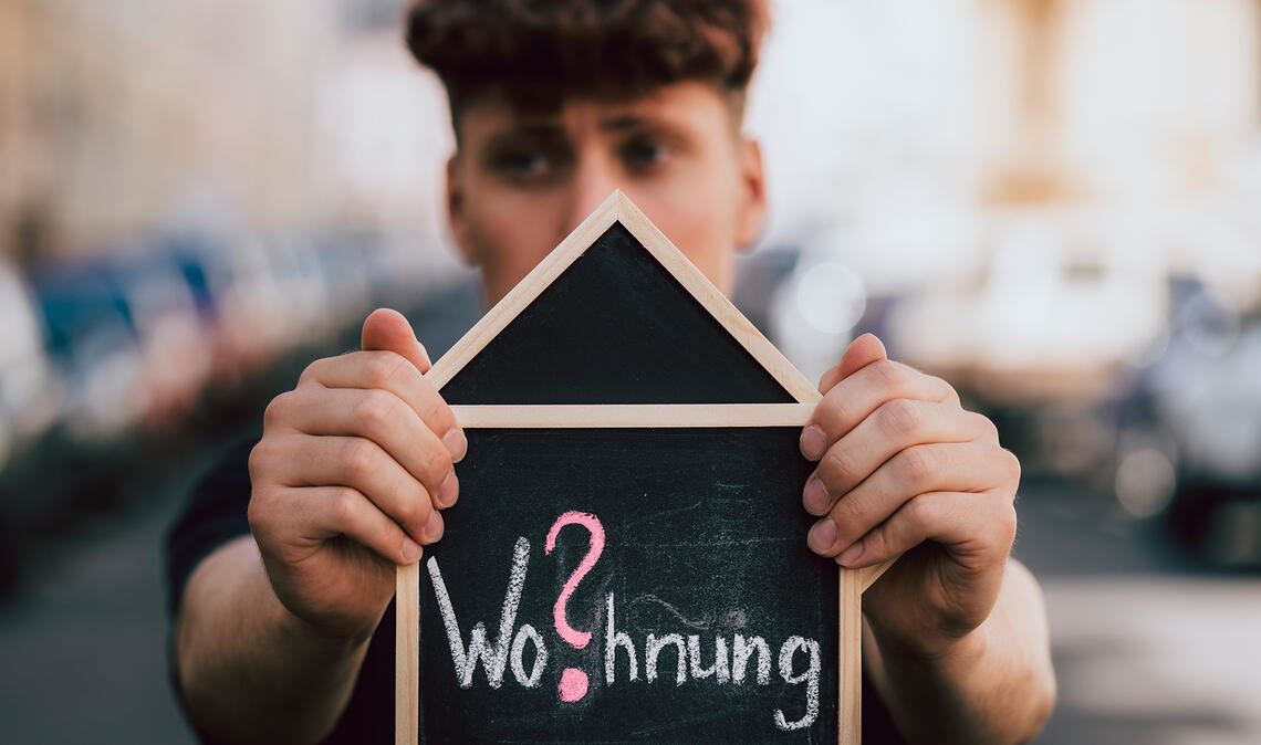 Die Wohnungssuche geht oft mit vielen Fragezeichen einher. Foto: privat