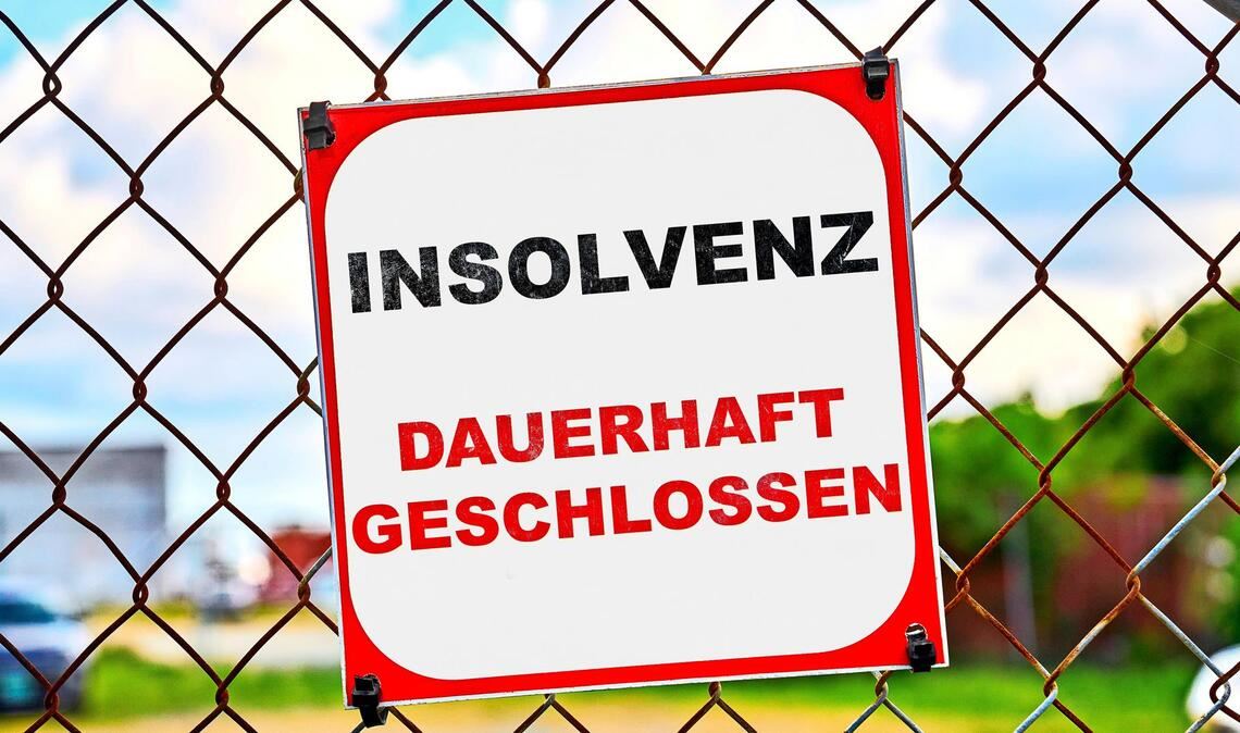 Die Zahl der Insolvenzanträge von Unternehmen in Baden-Württemberg ist 2025 gestiegen (Symbolfoto).