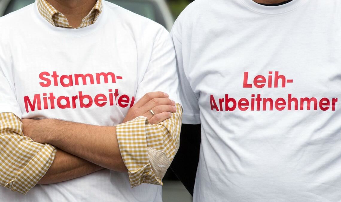 Die Zeitarbeitsbranche leidet besonders stark unter der schwierigen Wirtschaftslage in Deutschland (Symbolfoto).