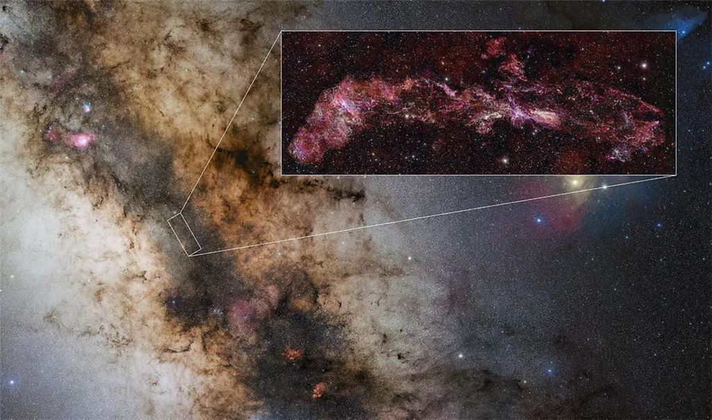 Die Zentrale Molekulare Zone der Milchstraße kann dem Universum in seiner Frühzeit ähneln.