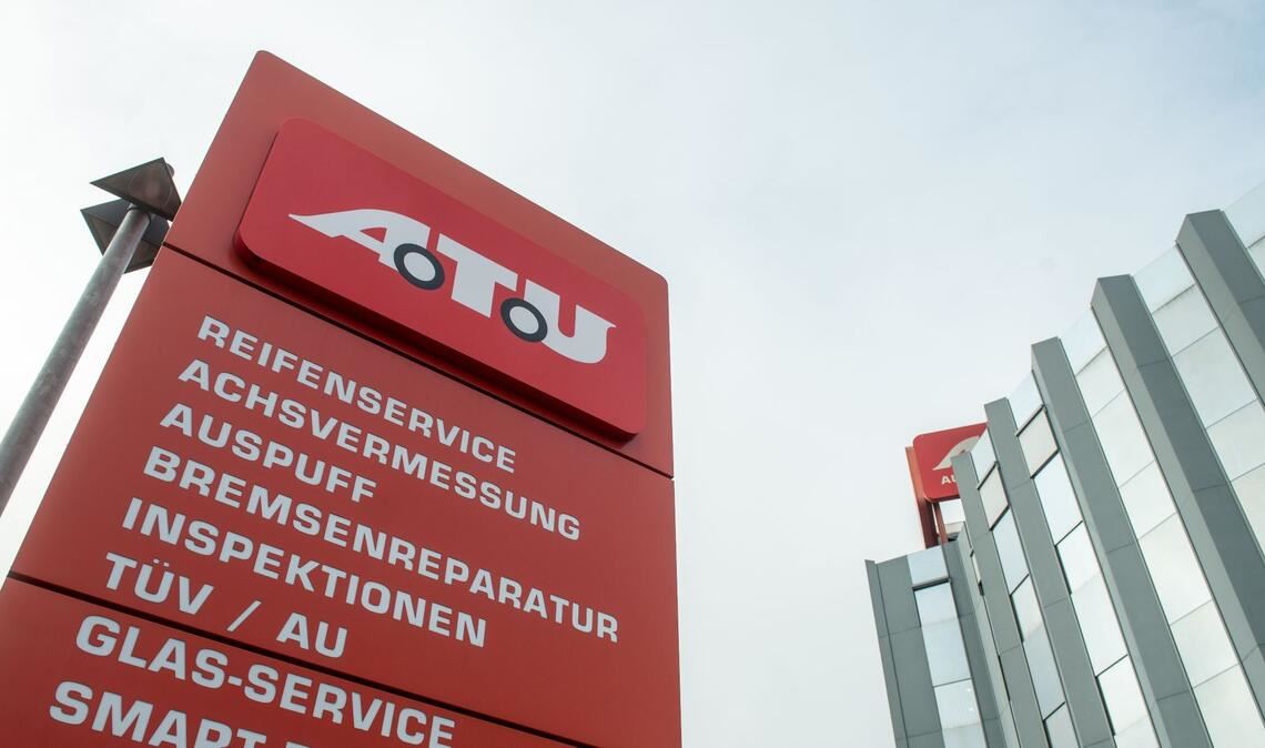 Die Zentrale der Autowerkstattkette ATU in Weiden. Die Firma wurde Opfer eines Cyberangriffs.
