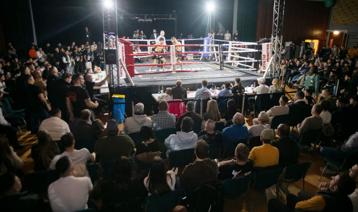 Die Zuschauer hielten bis zum Ende durch. Keiner verließ die Halle vorzeitig.