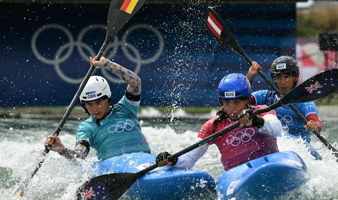 Nierentumor: Kanuslalom-Star Fox erfolgreich operiert Die australische Olympiasiegerin Jessica Fox (rechts)
