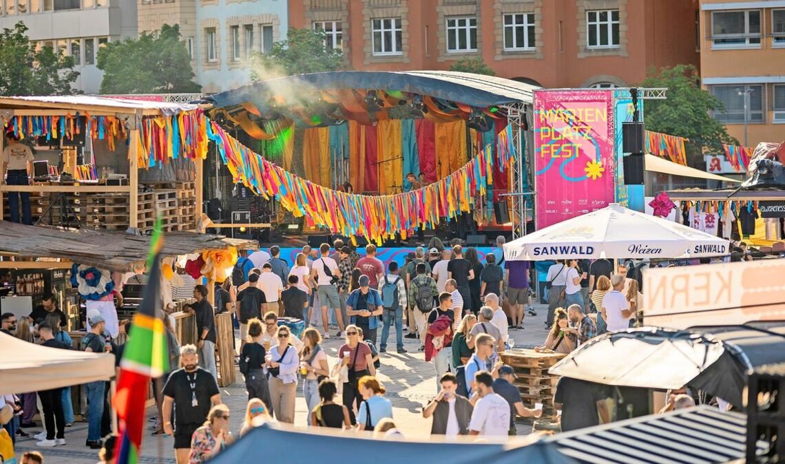 Die befürchteten, neuen Auflagen seitens der Stadt wird es nicht geben: Das Marienplatzfest (Bild) beispielsweise kann laut Veranstalter wie geplant stattfinden.