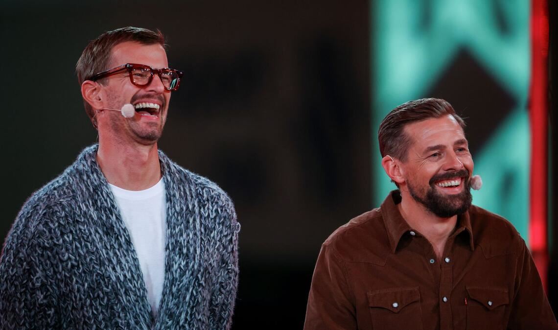 Die beiden Entertainer geben dieses Mal Menschen an der Front in der Ukraine Sendezeit. (Archivbild)