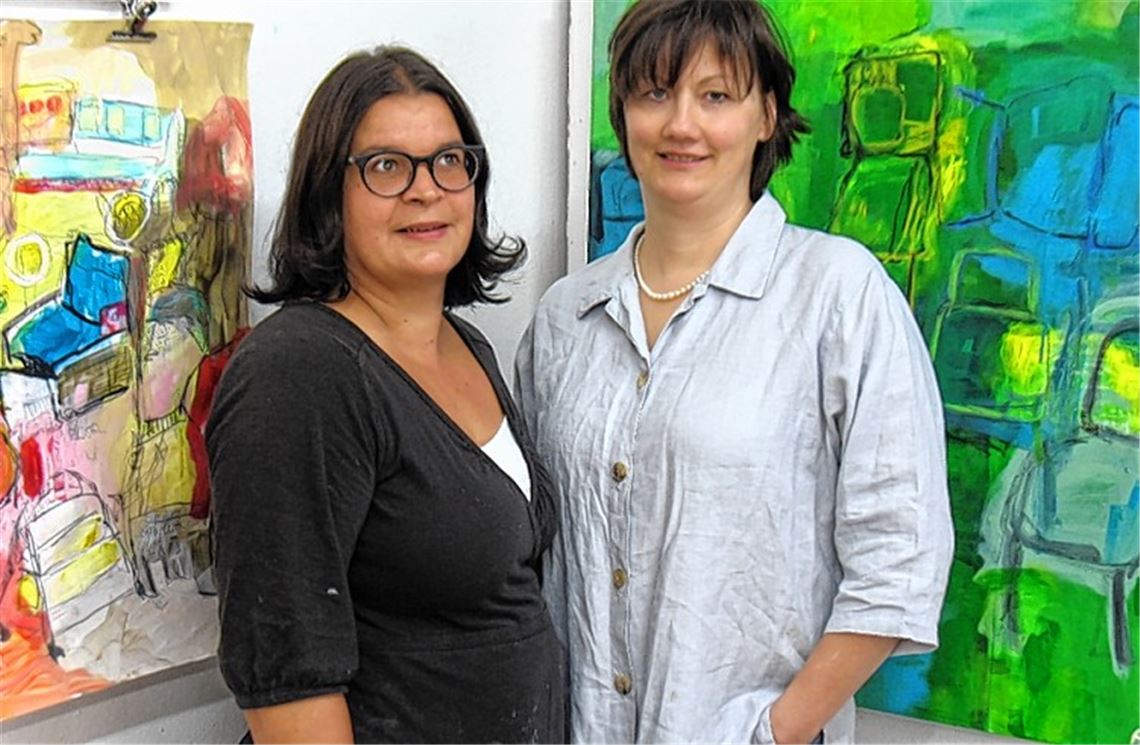 Die beiden Künstlerinnen.