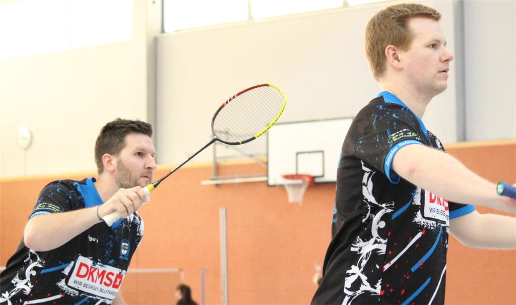 Die beiden Mühlacker Spieler Patrick Rost (li.) und Matthias Kroll sorgen für die Erfolgserlebnisse bei der Niederlage in Schorndorf. Foto: privat