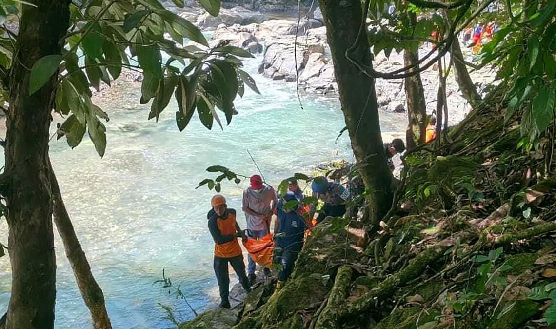 Die beiden Österreicher waren von einer Hängebrücke in die Tiefe gestürzt.