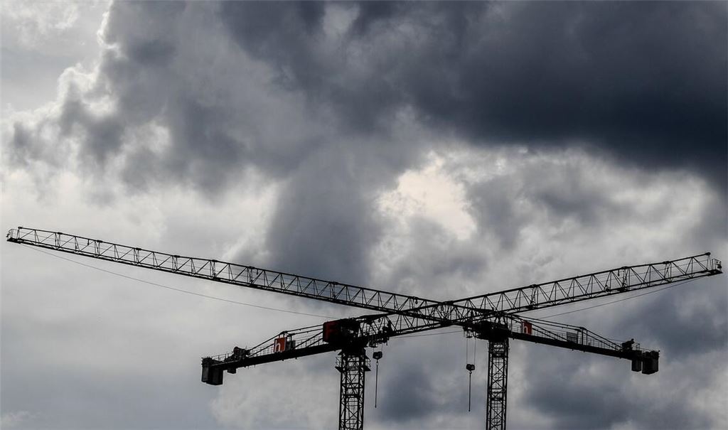 Die deutsche Wirtschaftsleistung ist zuletzt leicht geschrumpft.