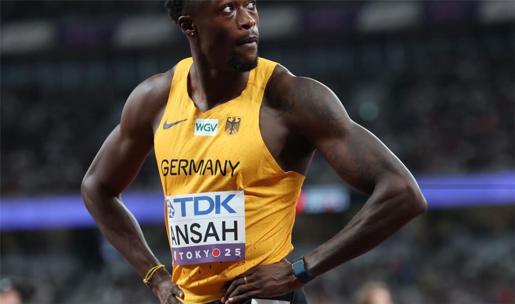 Die deutschen Sprinter um Owen Ansah verbesserten den deutschen Rekord deutlich. (Archivbild)