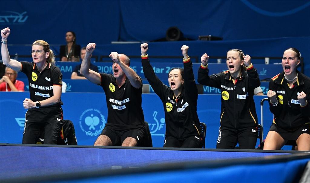 Die deutschen Tischtennis-Frauen haben den EM-Titel gewonnen.