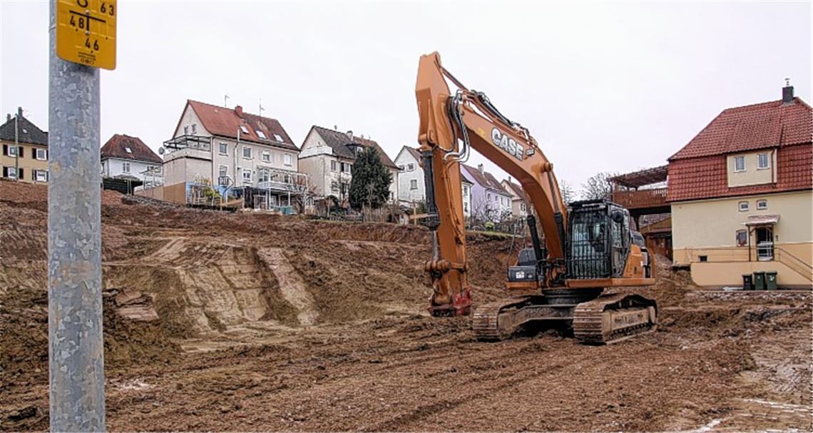 Die einstigen Firmengebäude sind verschwunden, doch noch wird auf dem früheren Münch-Areal an der Mühlacker Goldshaldenstraße gearbeitet. Foto: Sadler