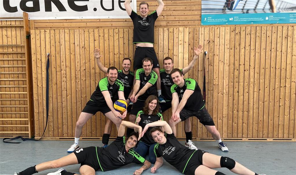 Die erfolgreichen Diefenbacher Volleyballer steigen nun in eine der höchsten Mixed-Ligen in Württemberg auf. Foto: privat