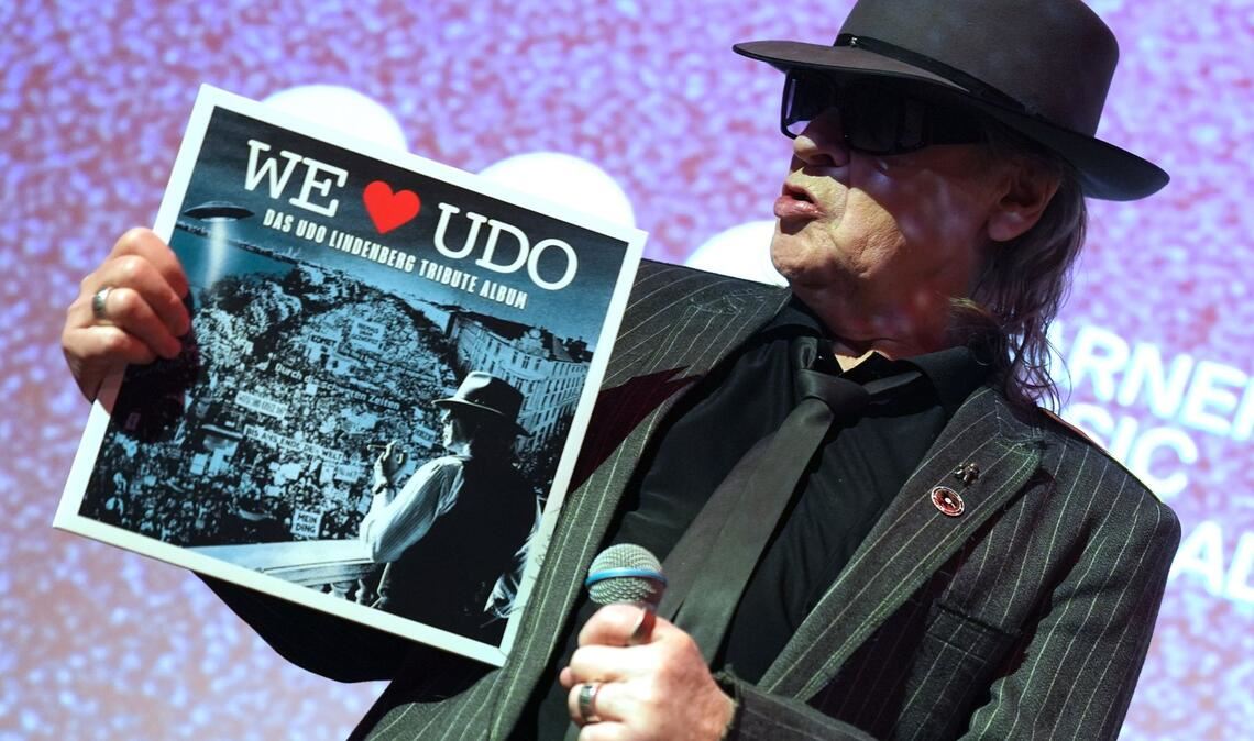 Die erste Platte aus dem Pressewerk gehört Udo Lindenberg selbst. (Archivbild)