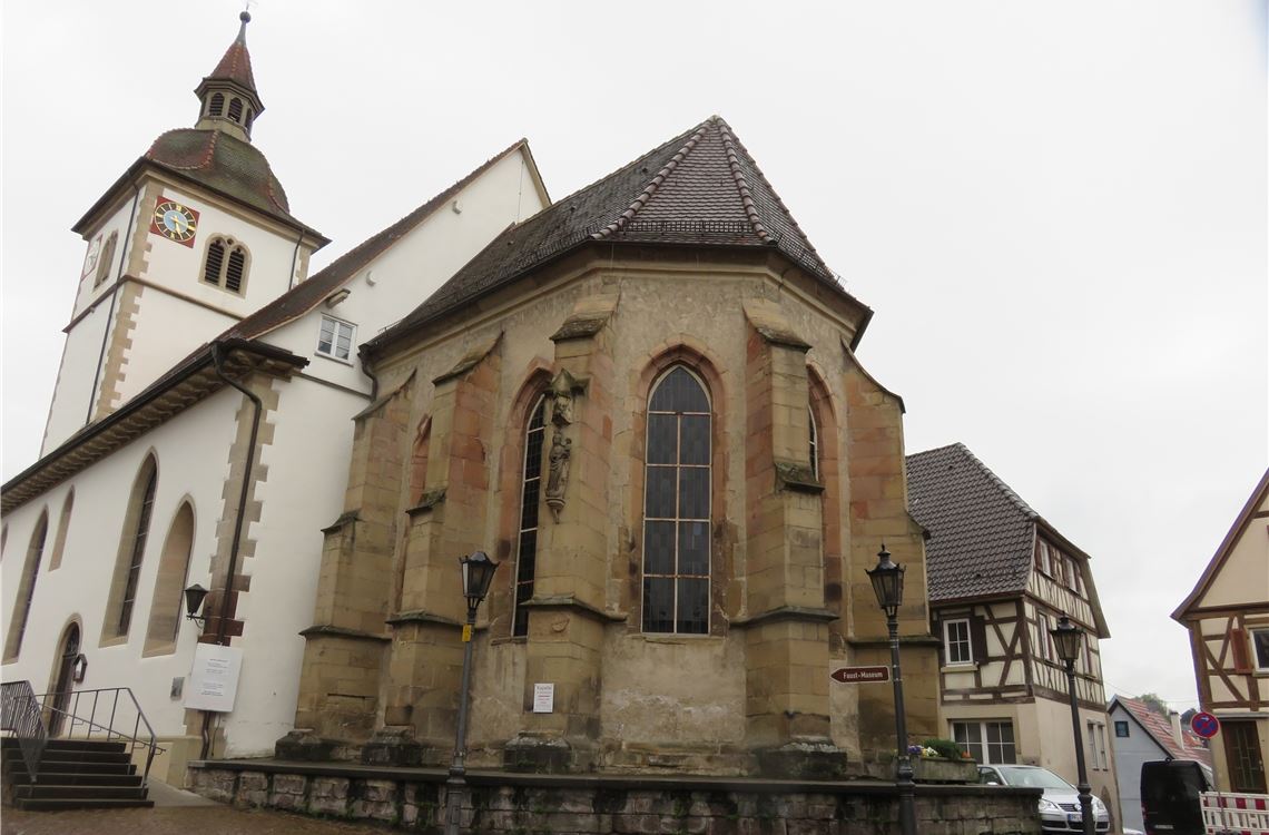 Die evangelische Kirche in Knittlingen. Foto: Becker