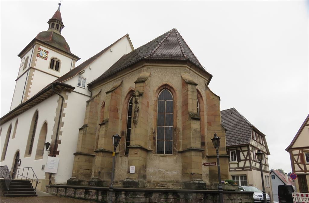 Die evangelische Kirche in Knittlingen. Foto: Becker