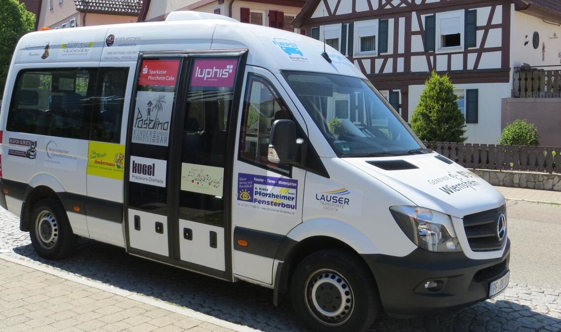 Neuer Bürgerbus kostet rund 140000 Euro Die freien Werbeflächen sind belegt, jetzt geht es für den Verein um die Finanzierung des Bürgerbus-Nachfolgers. Foto: Archiv