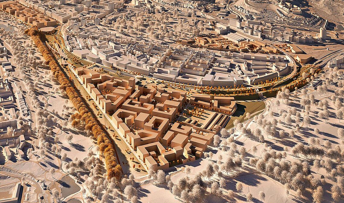 Die geplante Bebauung der Gleisflächen in Stuttgart im Modell: die Realisierung des Rosensteinviertels im Stuttgarter Norden wird ein Milliardenvorhaben.