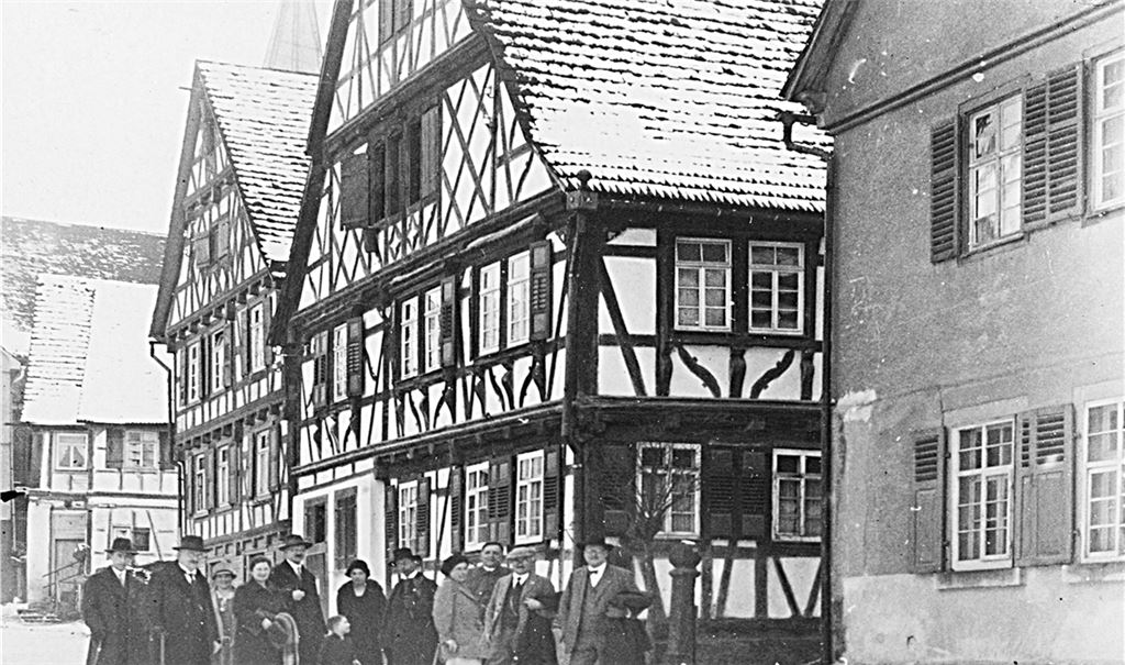 Die historische Aufnahme aus dem Fundus des Mühlacker Stadtarchivs ist ruck, zuck entschlüsselt worden. Foto: Stadtarchiv Mühlacker