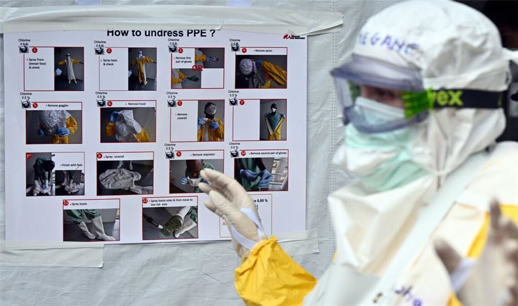 Die hochansteckende Krankheit ist im Kongo noch nicht unter Kontrolle - hier ein Foto von einer Ebola-Schulung in Brüssel.