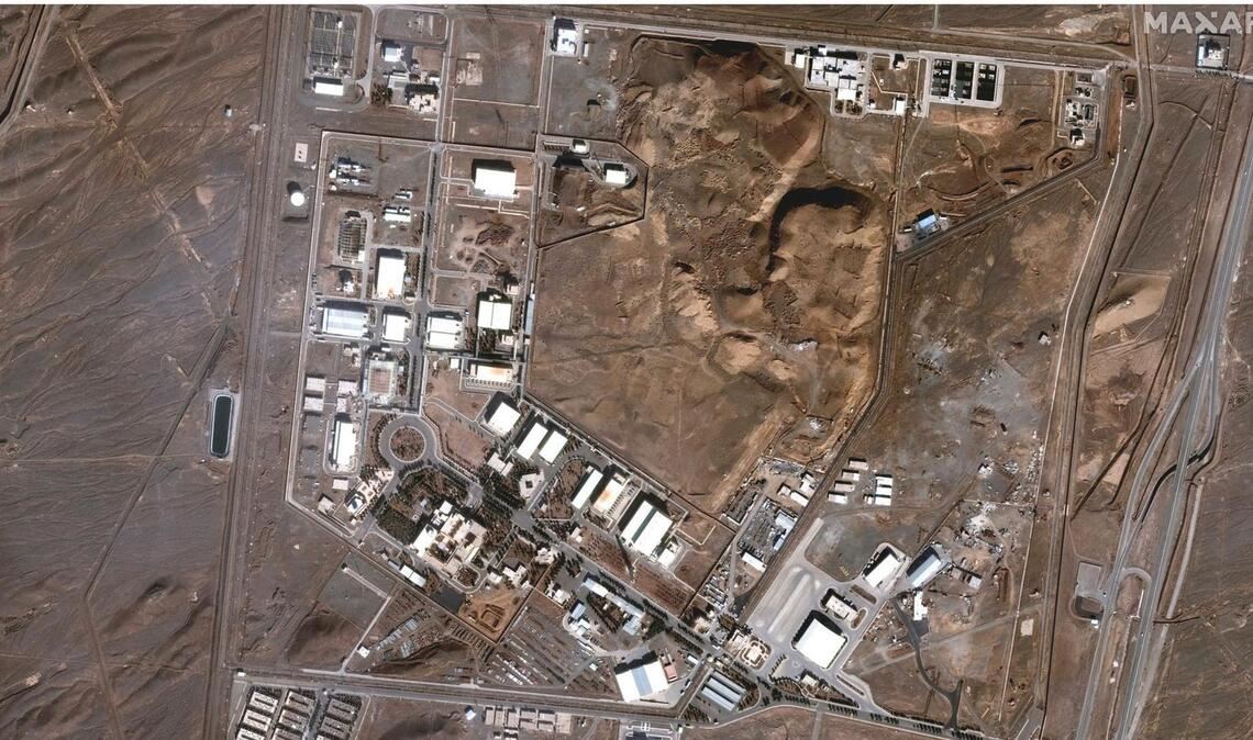 Die iranische Atomanlage in Natanz vor den ersten Bombardierungen im Jahr 2025.