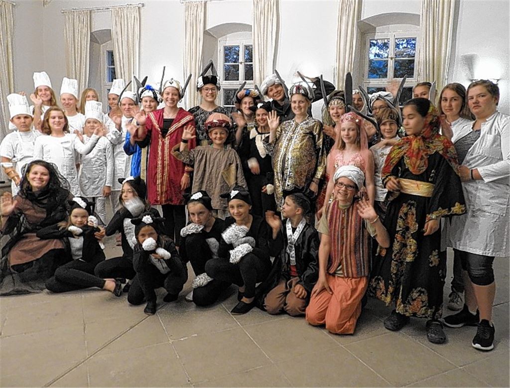 Junge Sänger bringen Musical auf die Bühne