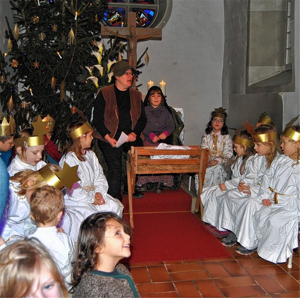Die jungen Schauspieler in Aktion. Foto: Haller