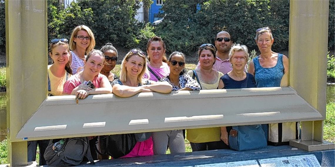 Gut gelaunt auf die Löffelstelz