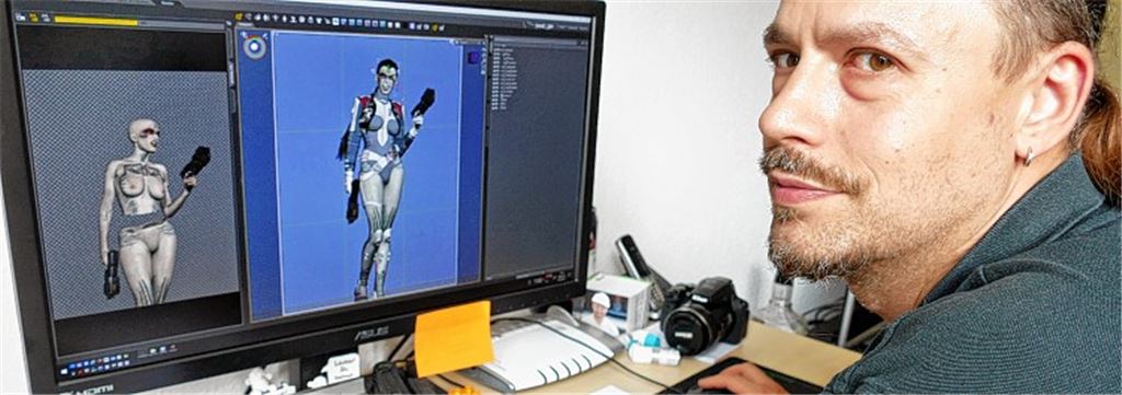 Fantasiewelten entstehen am Computer