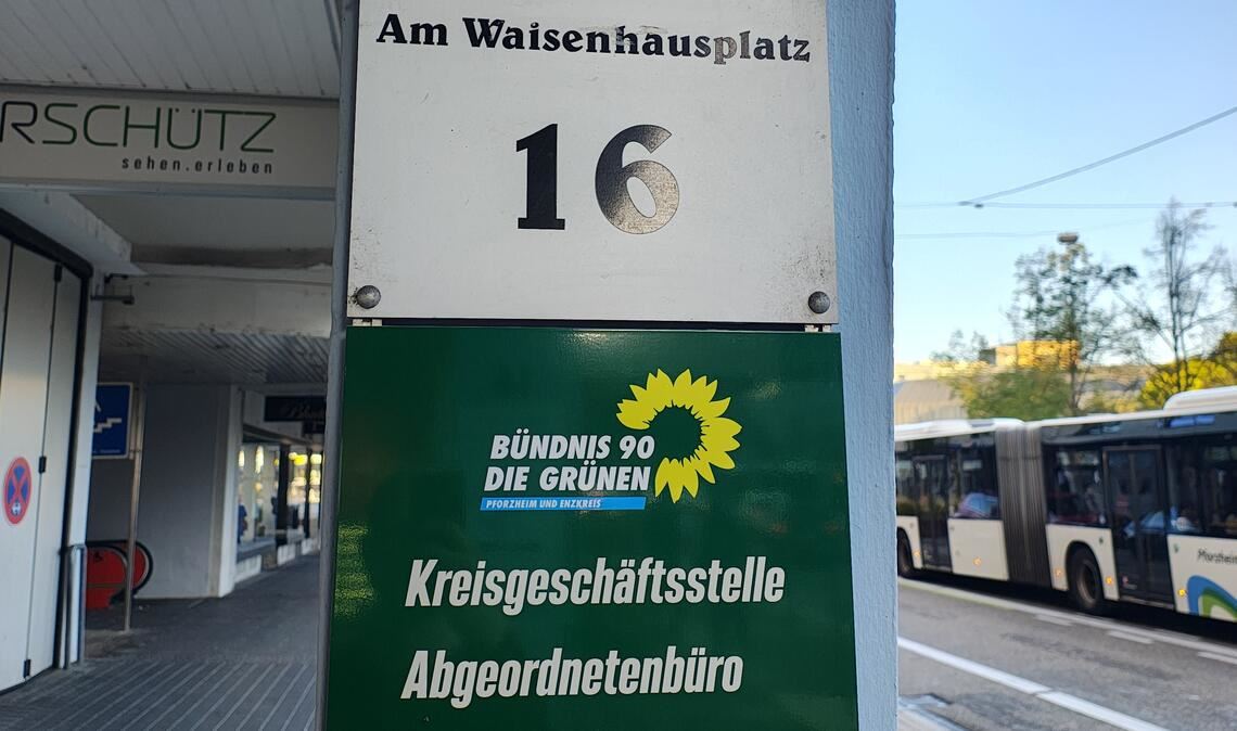 Die neue Adresse der regionalen Grünen: das Gebäude „Am Waisenhausplatz 16“ in Pforzheim. Foto: privat