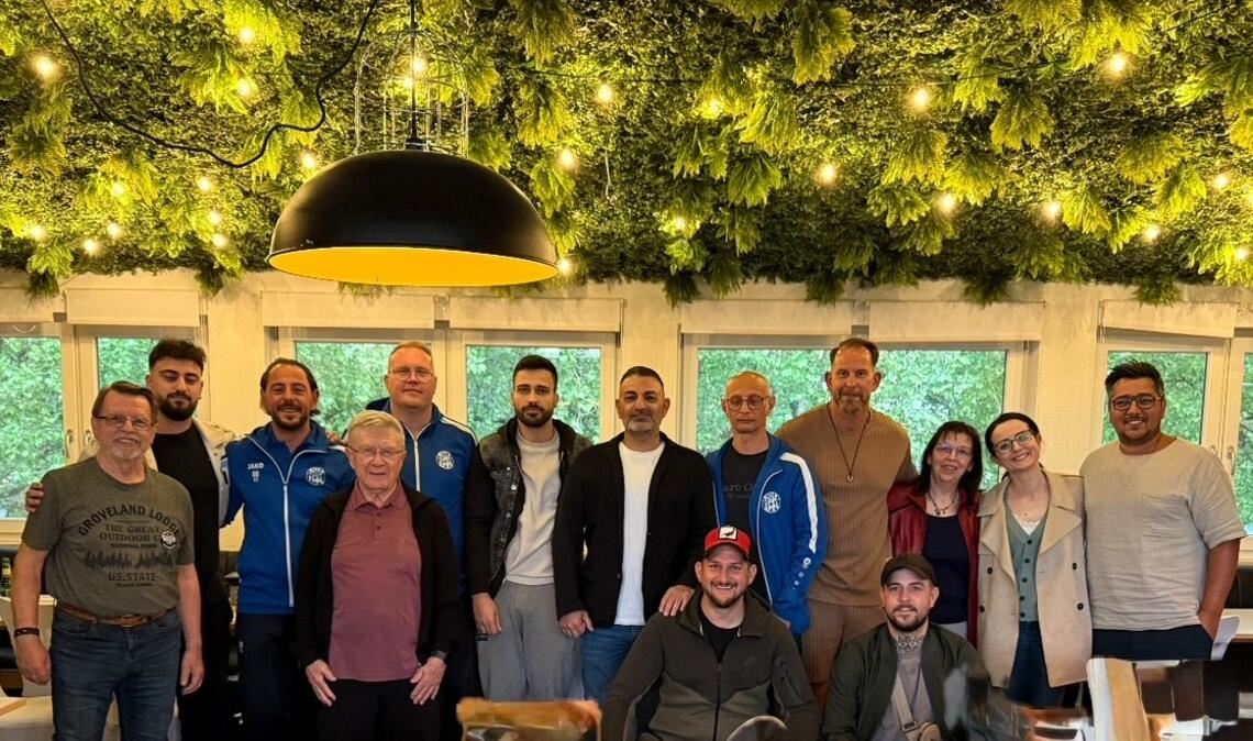 Die neue Führungsriege der 08-Fußballer.