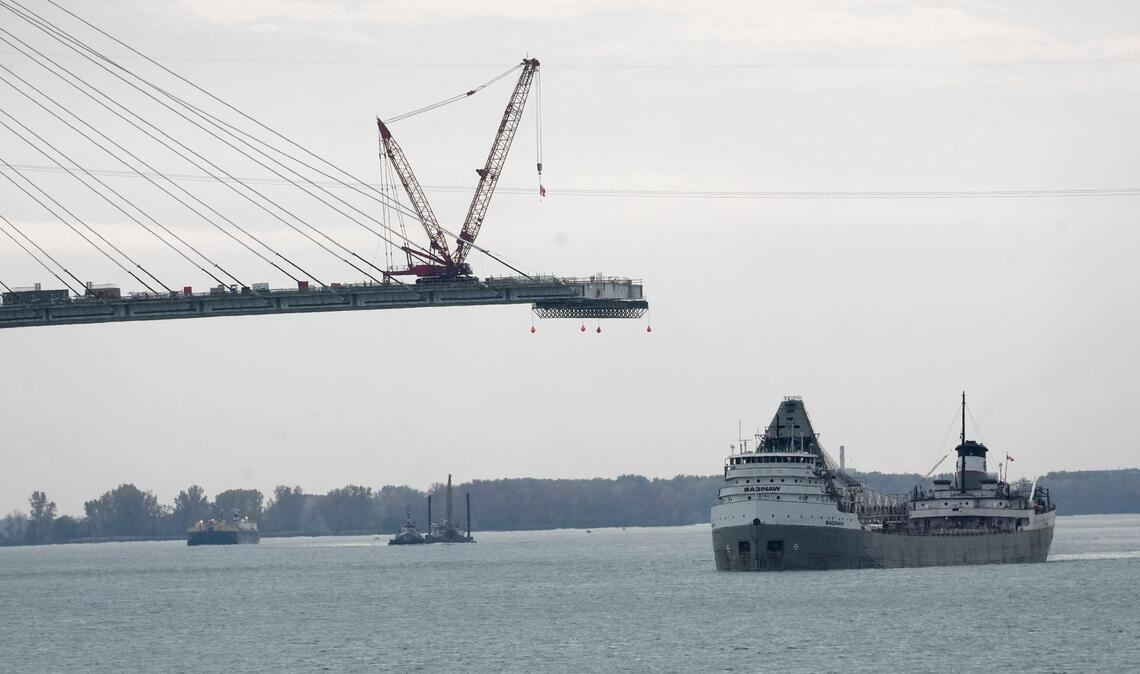 Die neue Grenzbrücke scheint US-Präsident Donald Trump ein Dorn im Auge zu sein. (Archivbild)