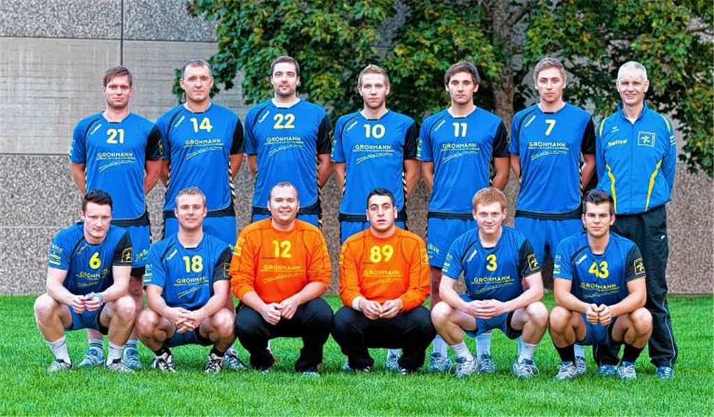 Die neue Mannschaft von Blau-Gelb Mühlacker ist guter Dinge und fest entschlossen, den Klassenerhalt in der Landesliga zu schaffen. Foto: Zschorsch