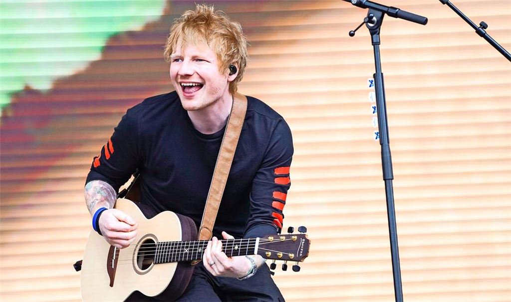 Die roten Haare sind sein Markenzeichen: Ed Sheeran